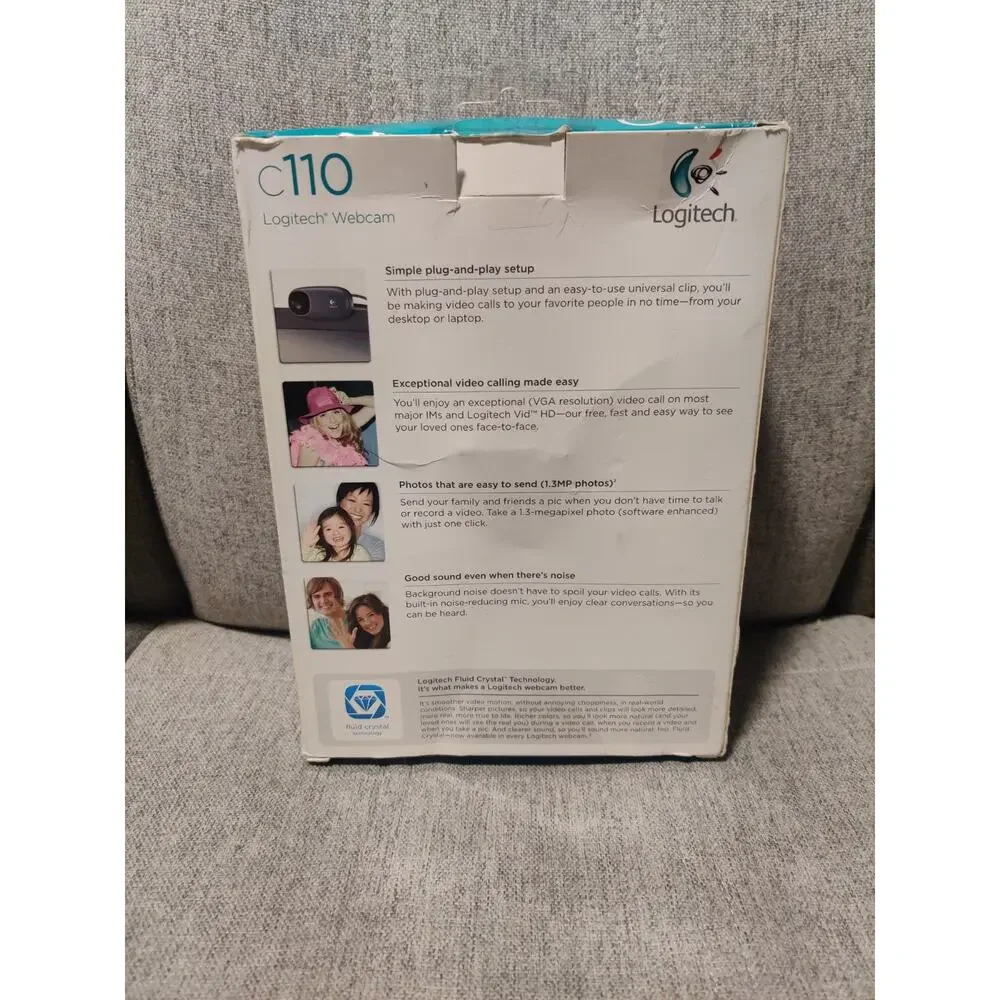 Logitech C110 Web Cam New